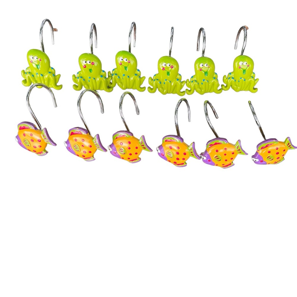 SOLD Kids Fun Ocean Creatures Shower Hooks
